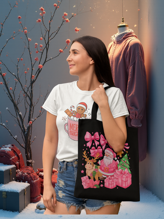 Merry & Bright Gingerbread Christmas T Shirt