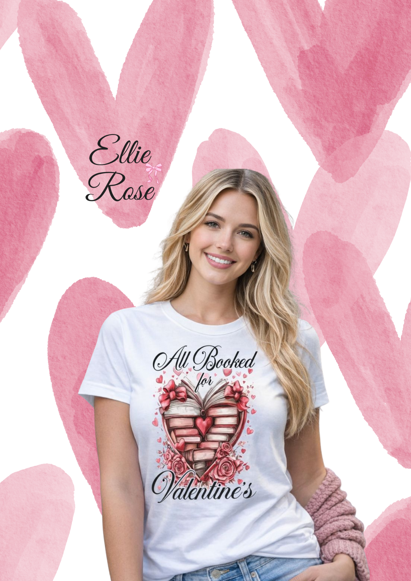 All Booked For Valentine's Day T Shirt Bookish Shirt for Book Lovers